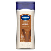 Vaseline Intensive Care Cocoa Radiant for Glowing Skin Body Gel Oil Made with Pure Cocoa Butter + Replenishing Oils 6.8 oz