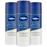 Vaseline All-Over Body Balm Stick 3-Pack – Non-Greasy Fragrance-Free Moisturizer, Travel-Size Lotion, 1.4 Oz Ea