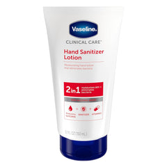 Vaseline Hand Sanitizer Lotion 2-in-1 Hydrating Skincare 4 Ct Moisturize and Kills Germs with Vitamin E 5.1 oz
