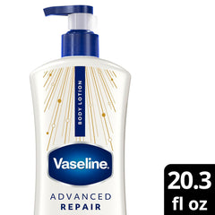 Vaseline Advanced Repair Body Lotion Advanced Repair Unscented for Dry Skin Lotion Made with Ultra-Hydrating Lipids and Vaseline Jelly That Repairs Extremely Dry Skin 20.3 Fl oz