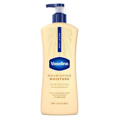 Vaseline Nourishing Moisture Nourishing Moisture Body Lotion for Dry Skin, Made with Ultra-Hydrating Lipids + Pure Oat Extract for Nourished, Healthy-Looking Skin 20.3 oz