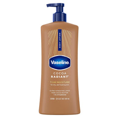 Vaseline Intensive Care Body Lotion Cocoa Radiant for Dry Skin Lotion Made with Ultra-Hydrating Lipids and Pure Cocoa Butter for a Long-Lasting, Radiant Glow 32 Fl oz